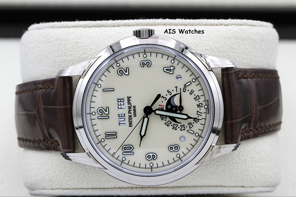 Patek Philippe Perpetual Calendar 5320G White Gold Cream Dial Box & Papers