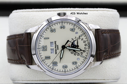 Patek Philippe Perpetual Calendar 5320G White Gold Cream Dial Box & Papers