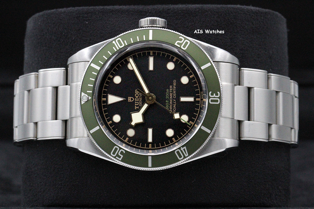 Tudor 79230G Heritage Black Bay Green Harrods Edition 2018 B&P