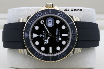 BNIB Rolex Yachtmaster 226658 18K Yellow Gold OysterFlex Strap 42MM Box & Papers
