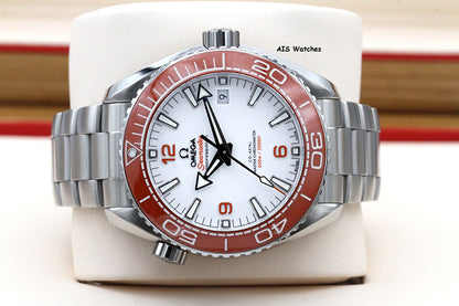 Omega Seamaster Planet Ocean 215.30.44.21.04.001 43.5MM Orange Bezel / White Dial BP