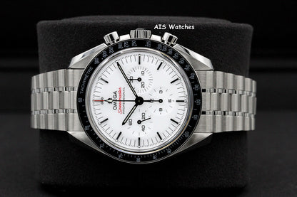 BNIB Omega SpeedMaster 3861 MoonWatch 310.30.42.50.04.001 White Dial Sapphire BP