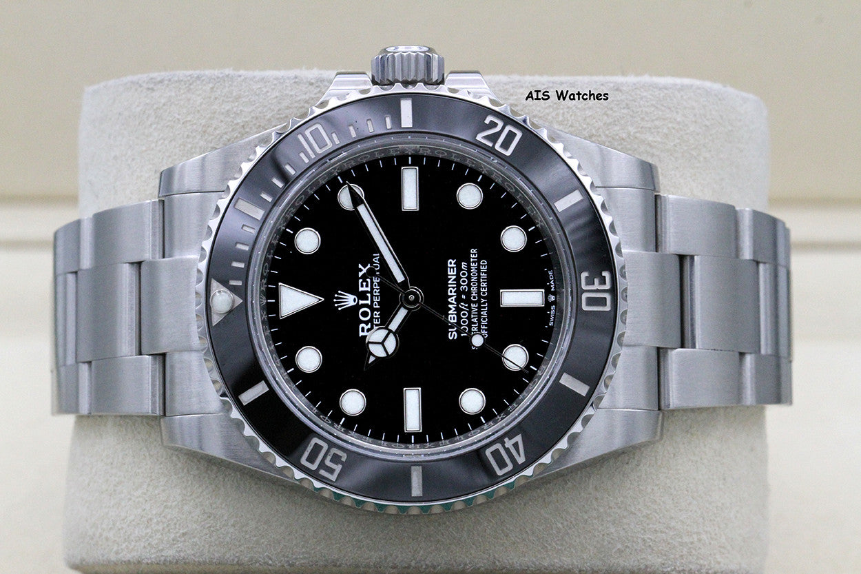 Rolex Submariner Ceramic No Date 124060 41MM 2022 Box & Paper