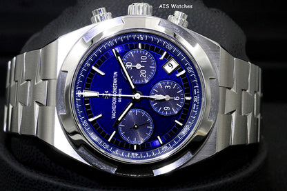 Vacheron Constantin Overseas Chronograph 42.5MM Blue 5500V/110A-B148 Box & Paper