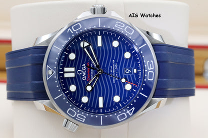 BNIB Omega Seamaster 300M 42MM Diver Blue Wave Dial 210.32.42.20.03.001 Box&Papers