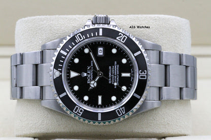 Rolex Sea Dweller 16600 SD Z Serial 40MM No Hole Case / SEL B&P Rolex Serviced