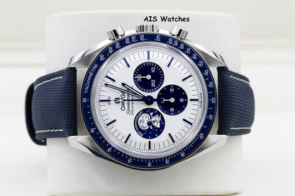 BNIB Omega SpeedMaster Moonwatch Apollo 13 Silver Snoopy 310.32.42.50.02.001 B&P