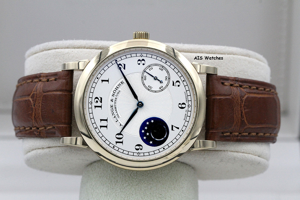 A. Lange & Sohne 1815 Moonphase F.A. Lange Homage 212.050 18K Gold 37.40MM Box & Papers