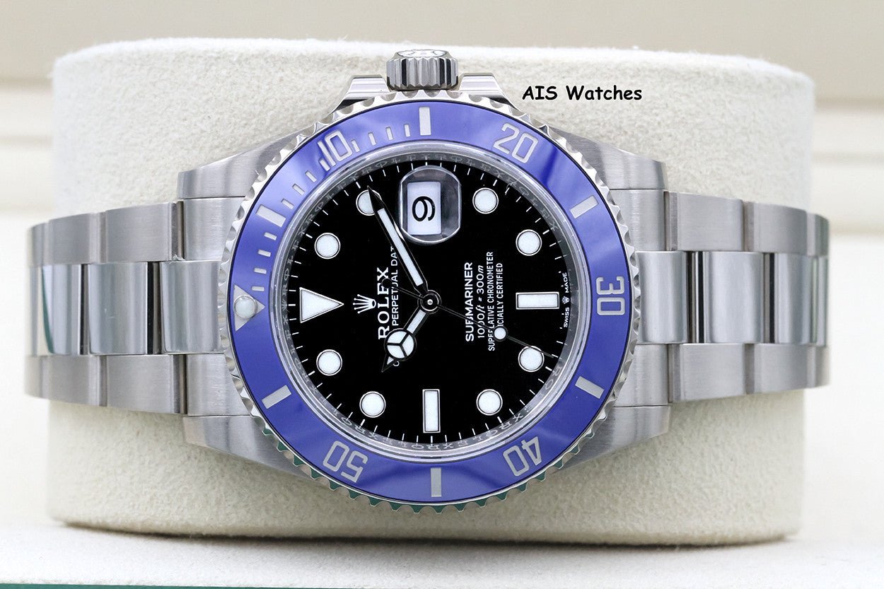 Rolex Submariner Ceramic 126619LB 18K White Gold Blue Bezel B&P
