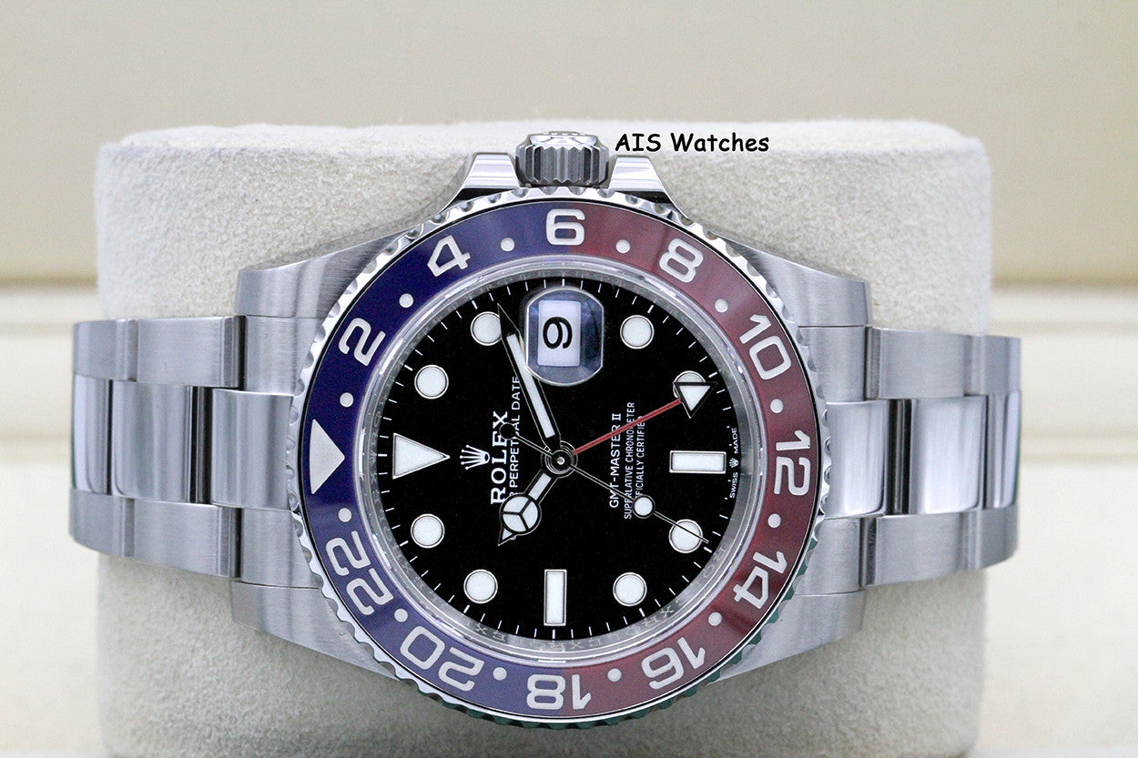 Rolex GMT Master II 126710BLRO Red Blue Pepsi Oyster Box & Paper