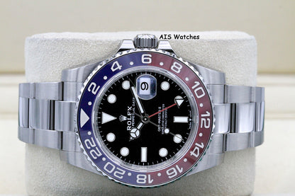 Rolex GMT Master II 126710BLRO Red Blue Pepsi Oyster Box & Paper