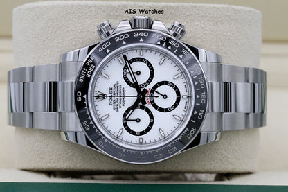 BNIB Rolex Cosmograph Ceramic Daytona 126500 White Dial Box & Papers