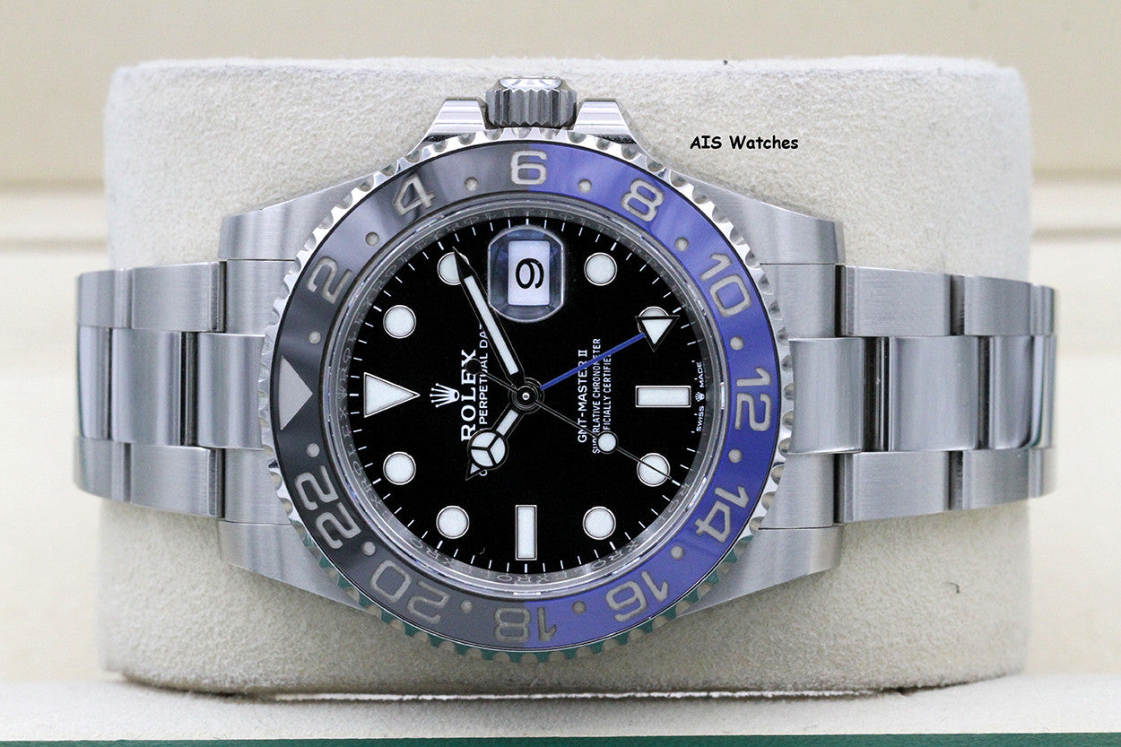 Rolex GMT Master II 126710BLNR Batman Oyster Bracelet Ceramic Bezel 2022 Box & Papers