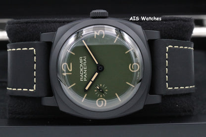 NOS / BNIB Panerai PAM 997 Radiomir 1940 48MM 3 Days Ceramic Military Green BP