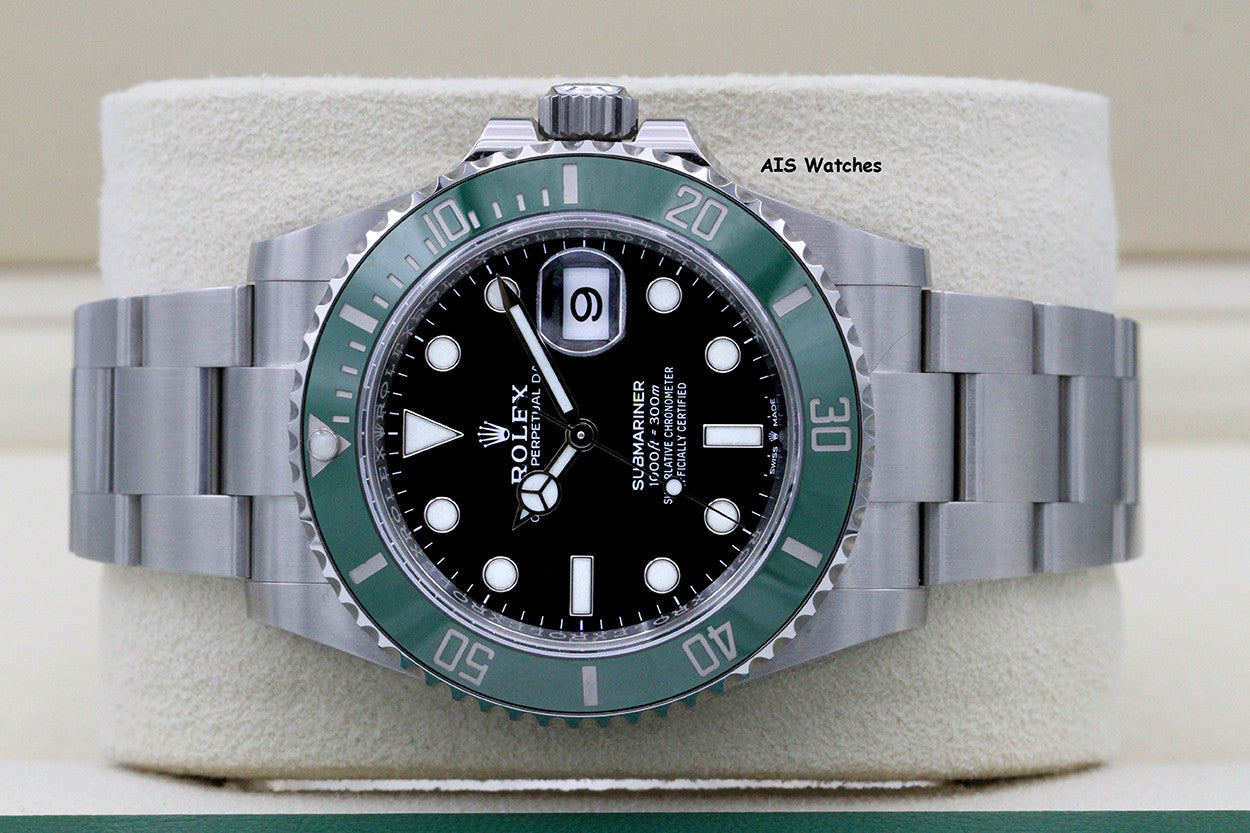 Rolex Submariner Date Ceramic Green Bezel 126610LV 41MM 2021 Box & Paper