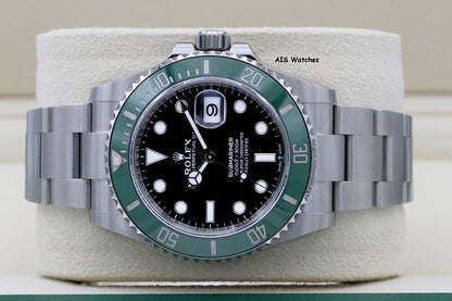 Rolex Submariner Date Ceramic Green Bezel 126610LV 41MM 2021 Box & Paper