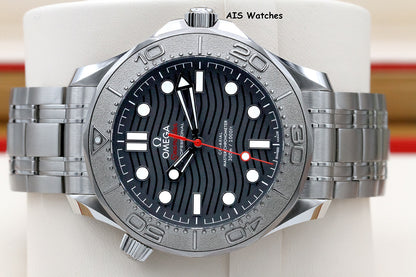 BNIB Omega Seamaster 300M Nekton Edition Black Wave SS 210.30.42.20.01.002 B&P