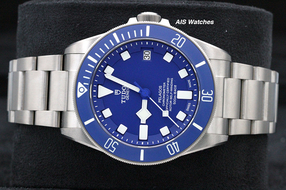 BNIB Tudor Pelagos 25600TB Blue Dial Titanium Box & Papers - IN HOUSE MOVEMENT