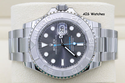BNIB Rolex Yacht-Master 126622 Rhodium Dial Platinum Bezel Box & Paper