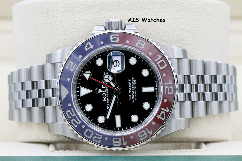 BNIB Rolex GMT Master II 126710BLRO Red Blue Pepsi / Jubilee Box & Papers