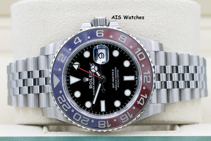 BNIB Rolex GMT Master II 126710BLRO Red Blue Pepsi / Jubilee Box & Papers