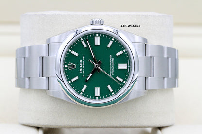 Rolex 126000 Oyster Perpetual 36MM Green Dial 2022 Box & Papers