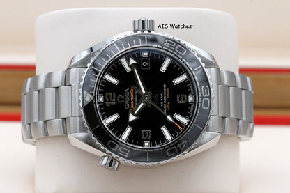 Omega Seamaster Planet Ocean 600M 215.33.40.20.01.001 39.5MM Black Dial SS B&P