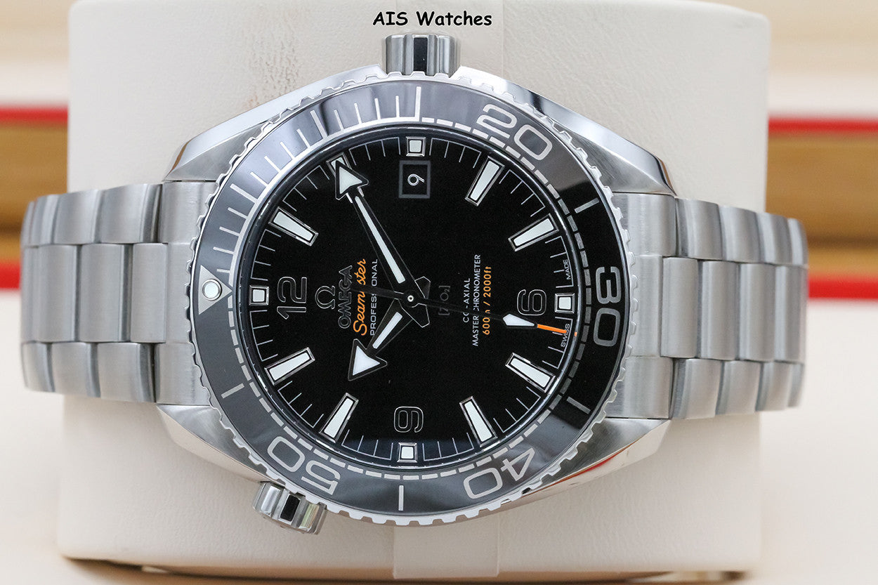 Omega Seamaster Planet Ocean 600M 215.30.44.21.01.001 43MM Black Dial B&P
