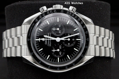 BNIB Omega SpeedMaster 3861 Moon Watch 310.30.42.50.01.001 Hesalite Crystal B&P