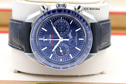 Omega Speedmaster 304.33.44.52.03.001 Chronograph MoonPhase Blue Dial BP