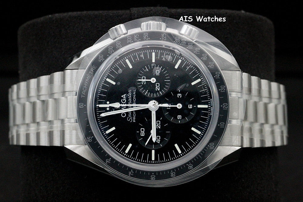 BNIB Omega SpeedMaster 3861 Moon Watch 310.30.42.50.01.002 Sapphire Sandwich BP