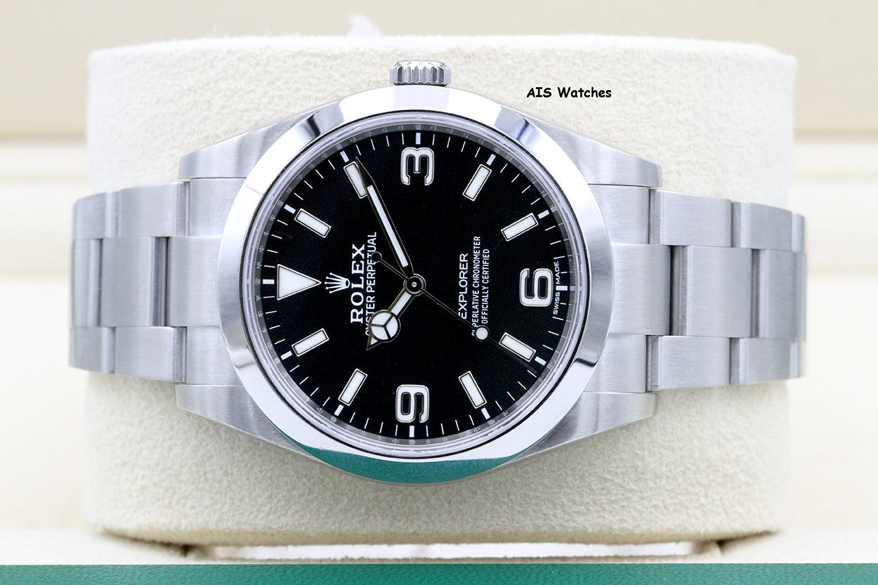 Rolex Explorer 214270 39MM MK2 Dial 2017 Box & Paper