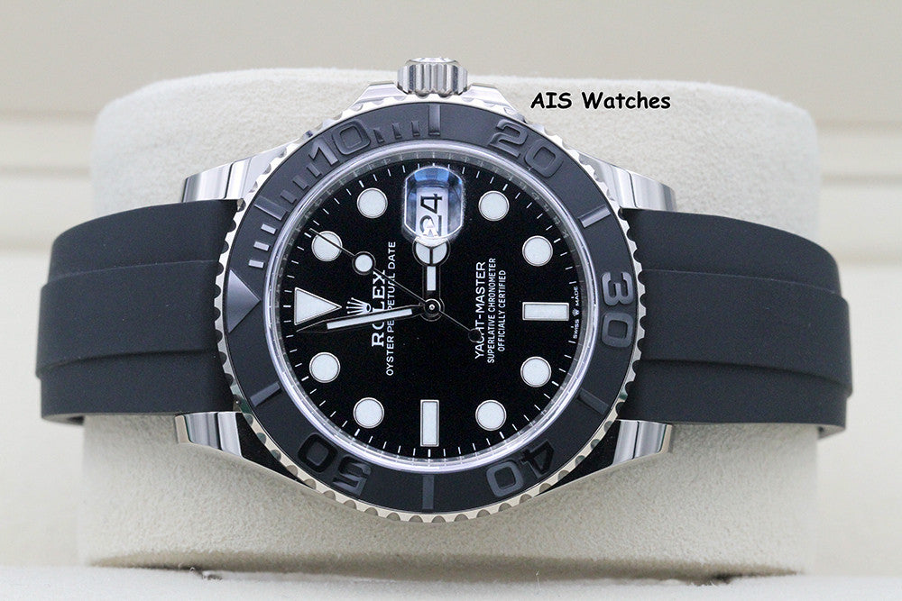BNIB Rolex Yachtmaster 226659 White Gold OysterFlex Strap 42 MM Box & Papers