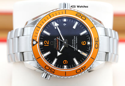 Omega Seamaster Planet Ocean 232.30.42.21.01.002 42MM 600M Orange Bezel B&P