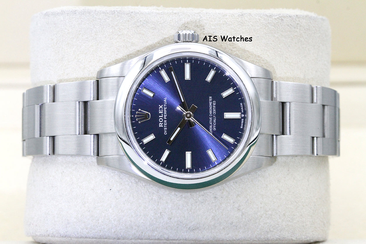 Rolex 277200 Oyster Perpetual 31 MM Blue Dial 2023 Box & Papers