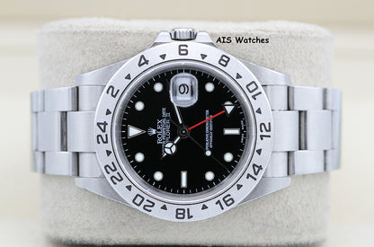 Rolex Explorer II 16570 Black Dial 40MM F Serial Box & Papers