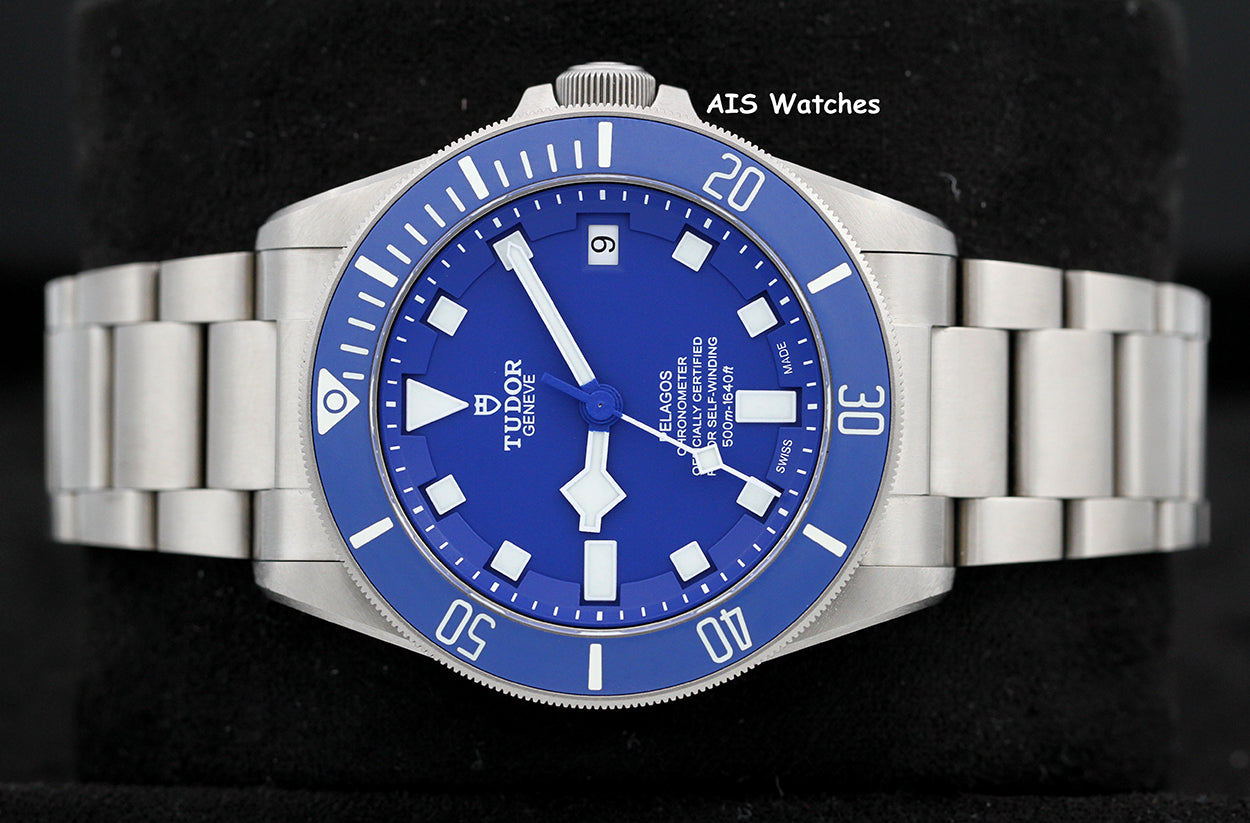 Tudor Pelagos 25600TB Blue Dial Titanium Box & Papers