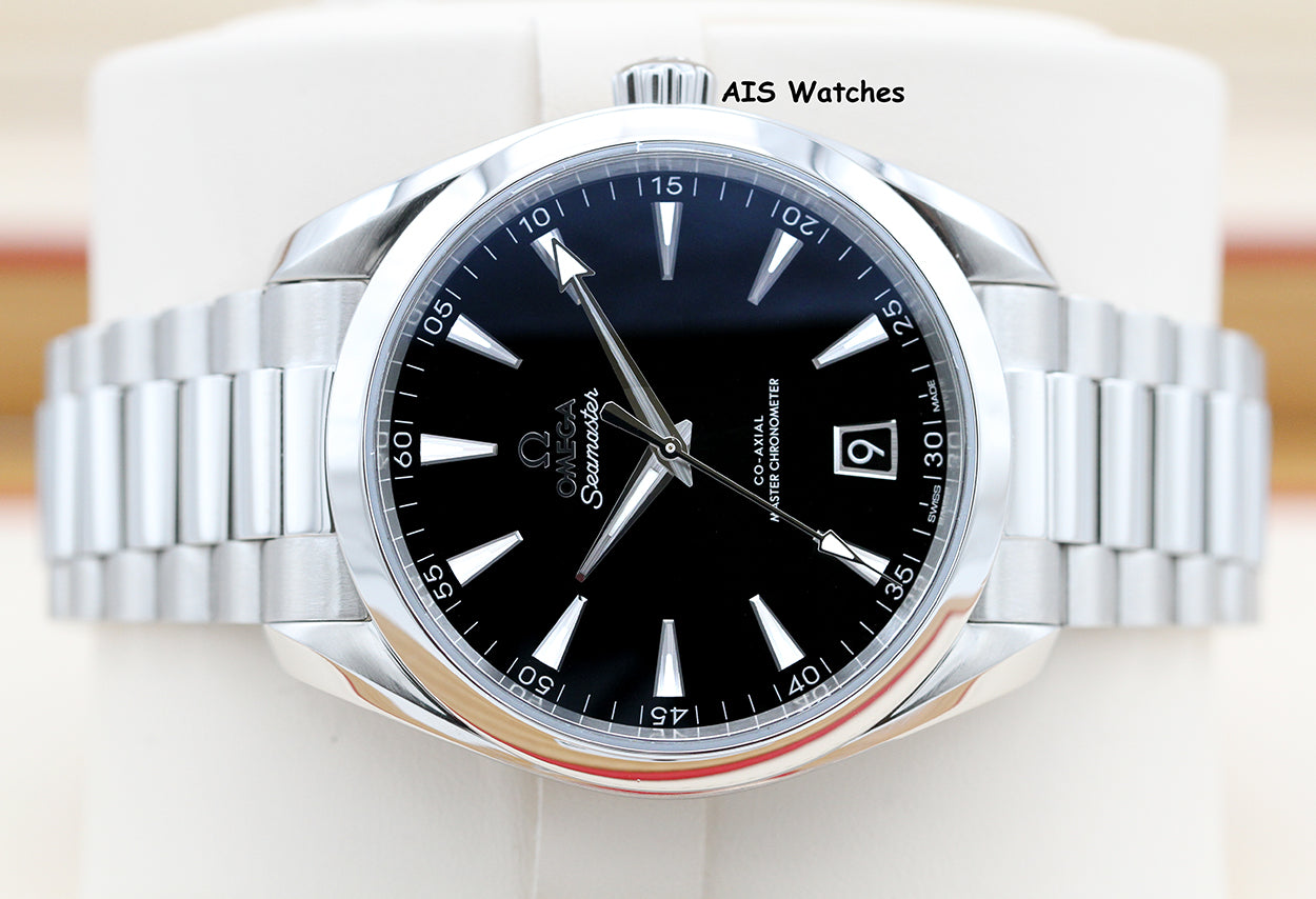 Omega Seamaster Aqua Terra 150M 220.10.41.21.01.002 41MM Black Dial SS B&P