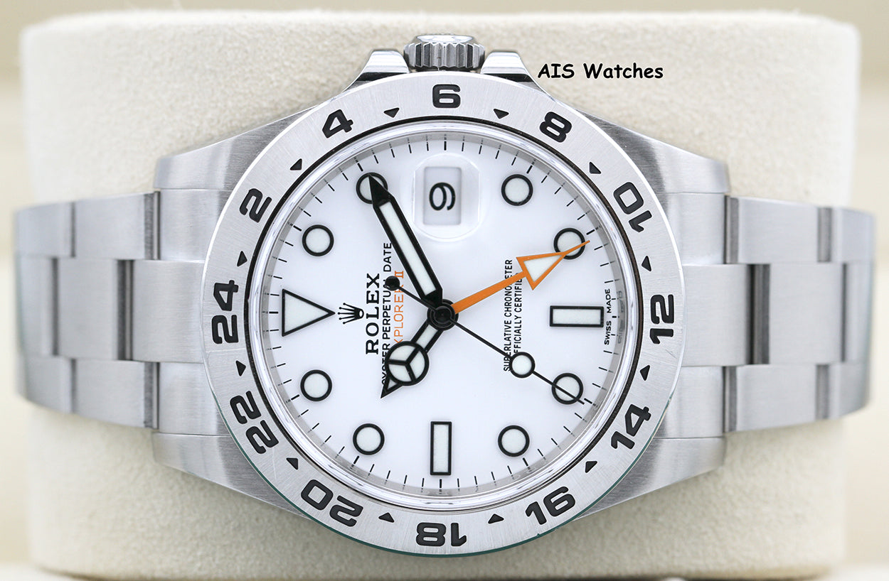 Rolex Explorer II 216570 Polar White Dial 42MM 2018 Box & Papers