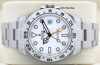 Rolex Explorer II 216570 Polar White Dial 42MM 2018 Box & Papers