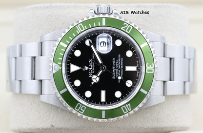 Rolex Submariner 16610LV 50th Anniversary Kermit F Serial