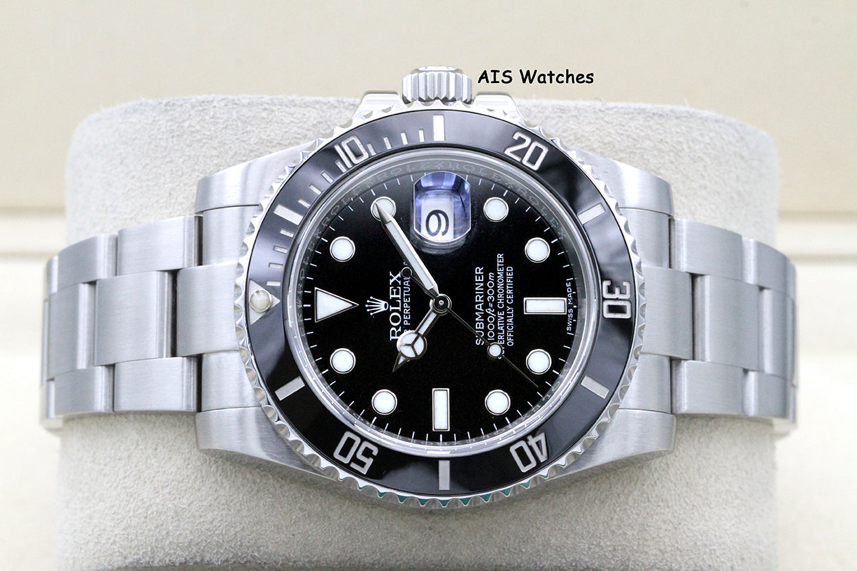 Rolex 116610LN Submariner Date 40MM Black Ceramic Bezel 2017 Box & Papers