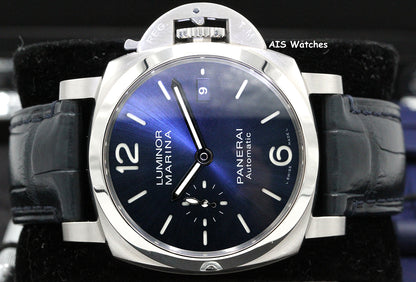 Panerai PAM 1393 Marina 1950 42 3 Days 42MM Blue Dial Box & Paper