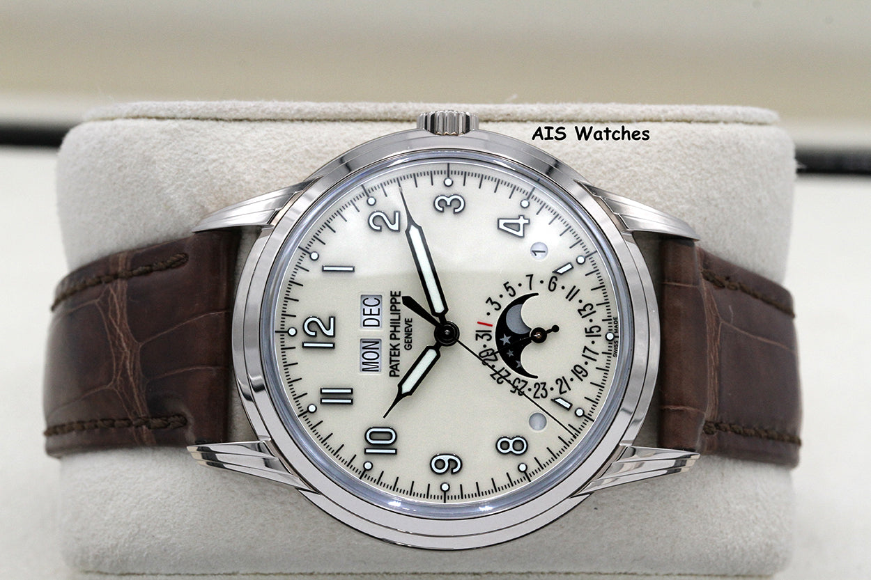 Patek Philippe Perpetual Calendar 5320G White Gold Cream Dial Box & Papers