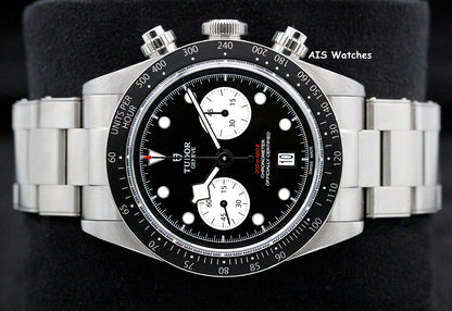 Tudor 79360N Black Bay Chronograph 41MM Black Dial SS Bracelet B&P