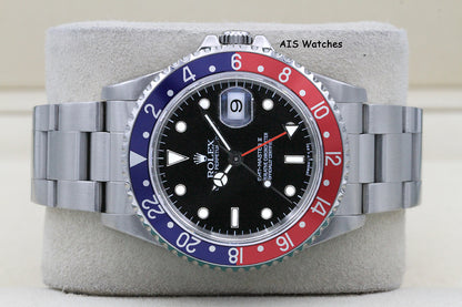 Rolex GMT Master II 16710 T Serial Pepsi Insert Box & Paper