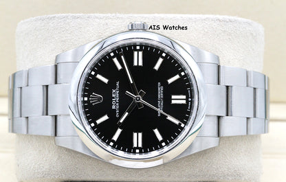 Rolex 124300 Oyster Perpetual 41 MM Black Dial 2022 Box & Papers