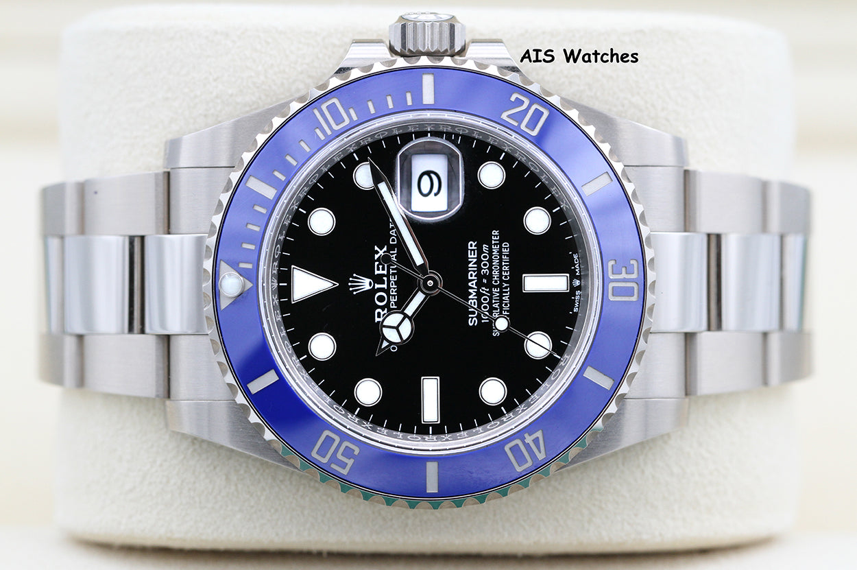Rolex Submariner Ceramic 126619LB 18K White Gold Blue Bezel 2022 B&P