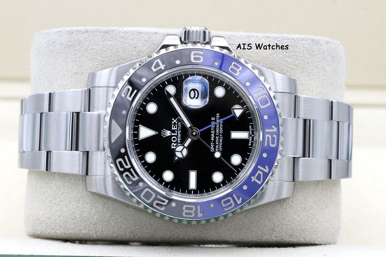 Rolex GMT Master II 116710BLNR Batman Blue/Black Oyster 2016 B&P
