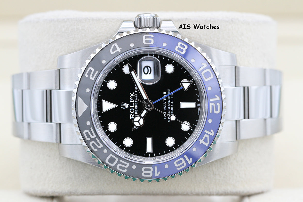 Rolex GMT Master II 126710BLNR Batman Oyster Bracelet Ceramic Bezel 2022 Box & Papers